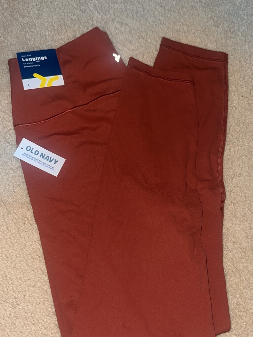 Old Navy Women's Rust Brown Active Leggings